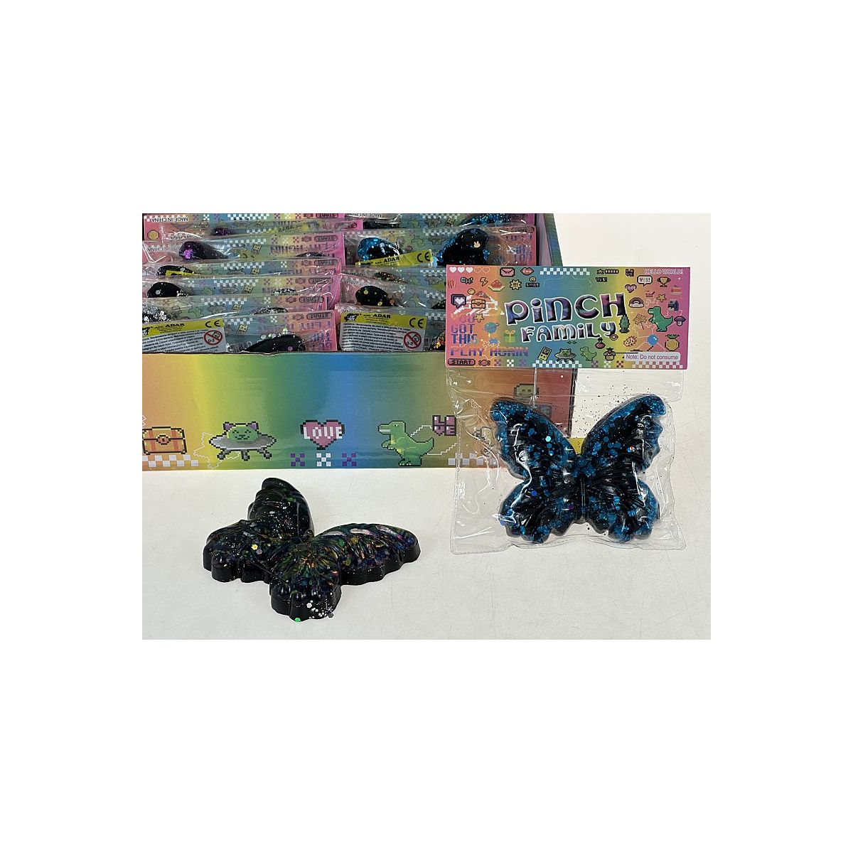 Gniotek Adar żelowy, motyl, 10x8cm (620131)