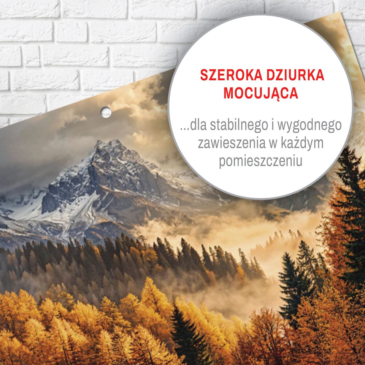 Kalendarz ścienny (401000) k:2915-377 GÓRY A5 250mm x 450mm Press
