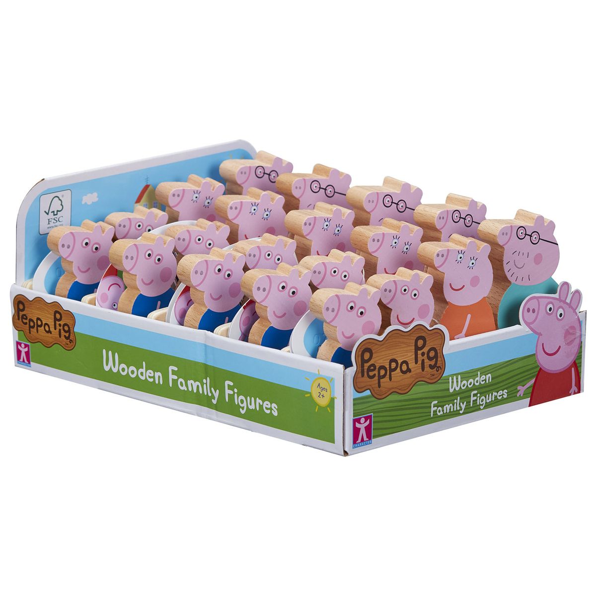 Figurka Tm Toys Peppa Pig drewniany 4 pack (PEP07207)