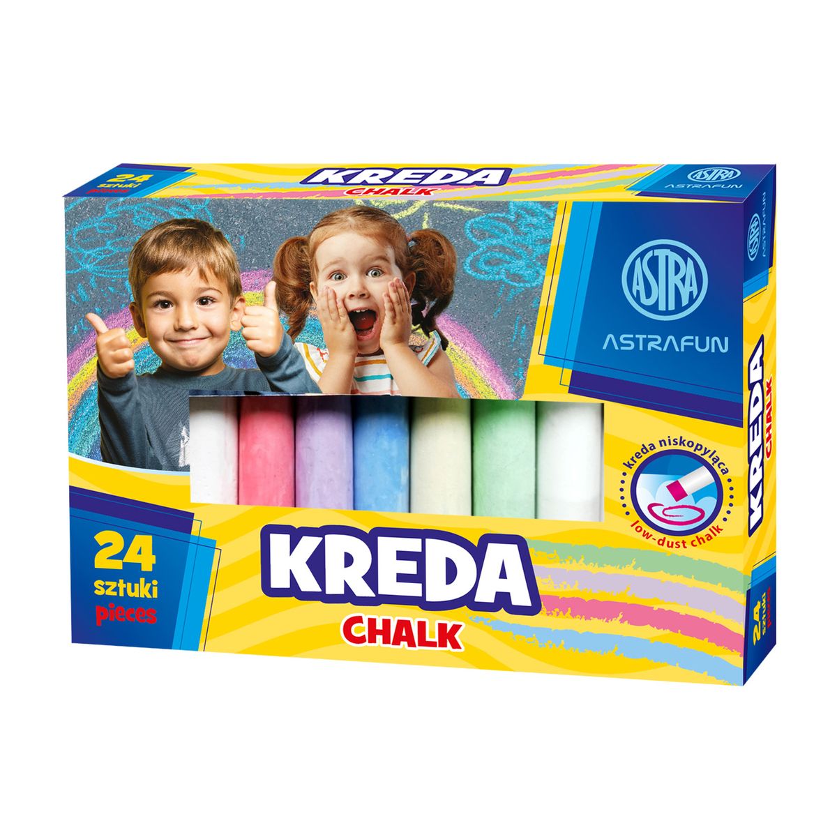 Kreda Astra Fun tablicowa kolor: mix 24 szt (330022001)