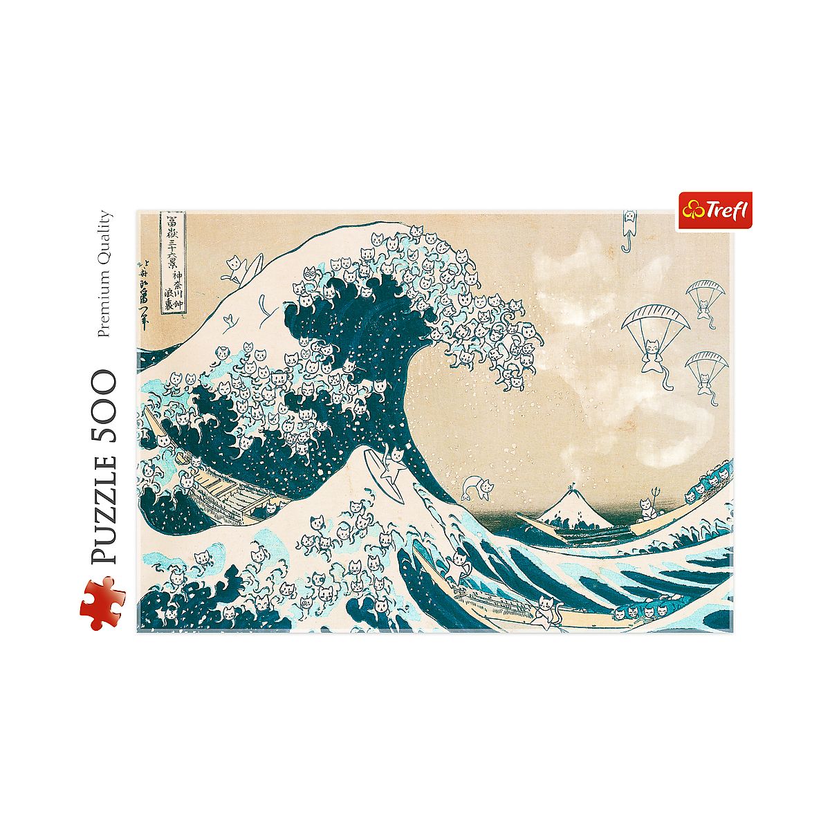 Puzzle Wielka kocia fala 500 el. Trefl (37537)