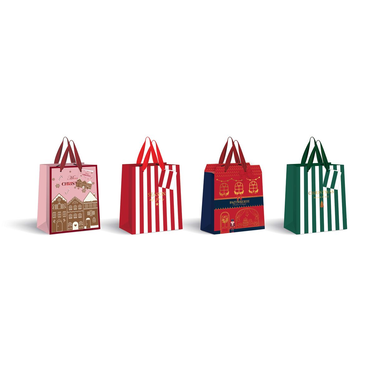 Torba prezentowa mini BOŻE NARODZENIE [mm:] 140x170x 70 Interdruk (190G)