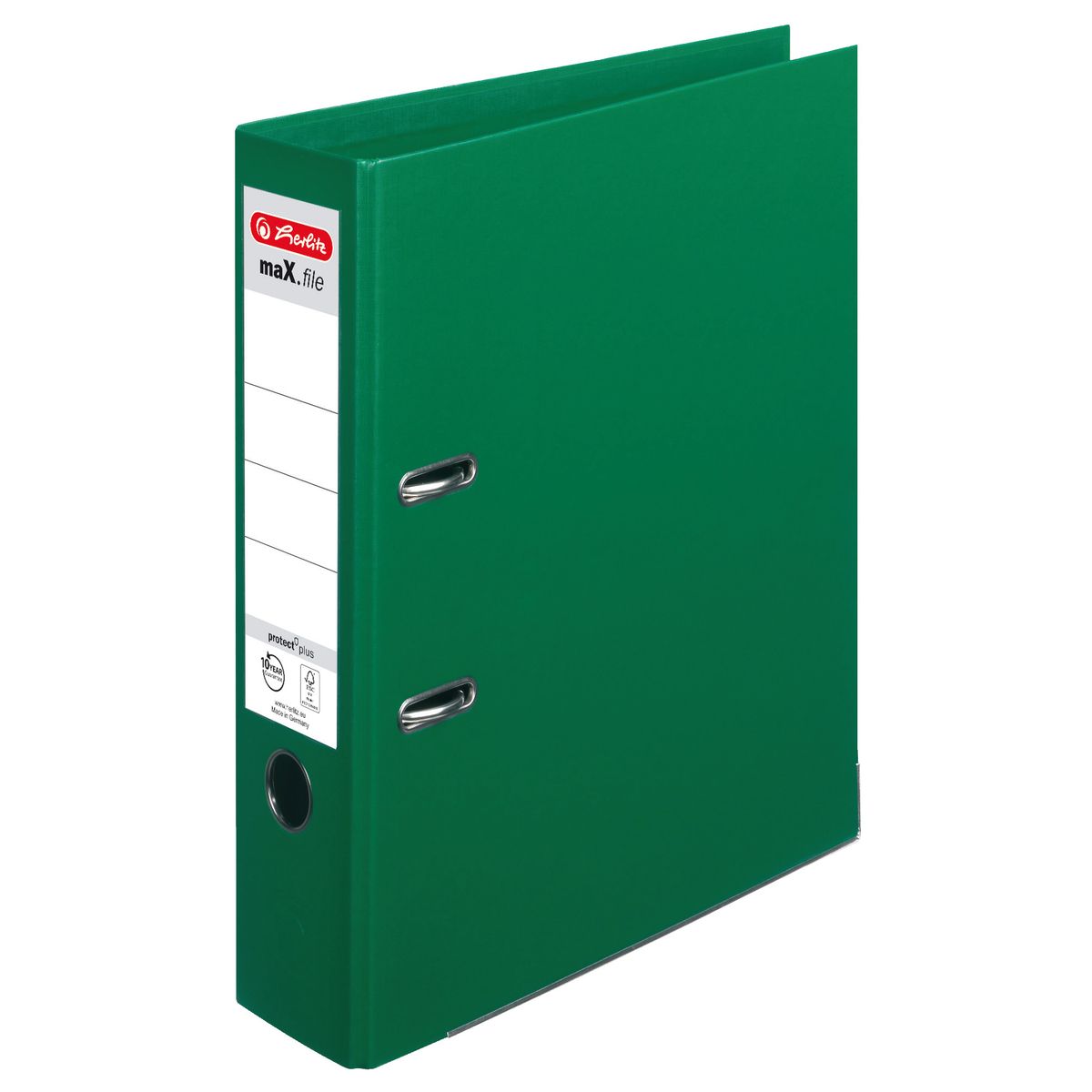Segregator dźwigniowy Herlitz Max.File 10834349 Voll A4 80mm zielony (300002679)