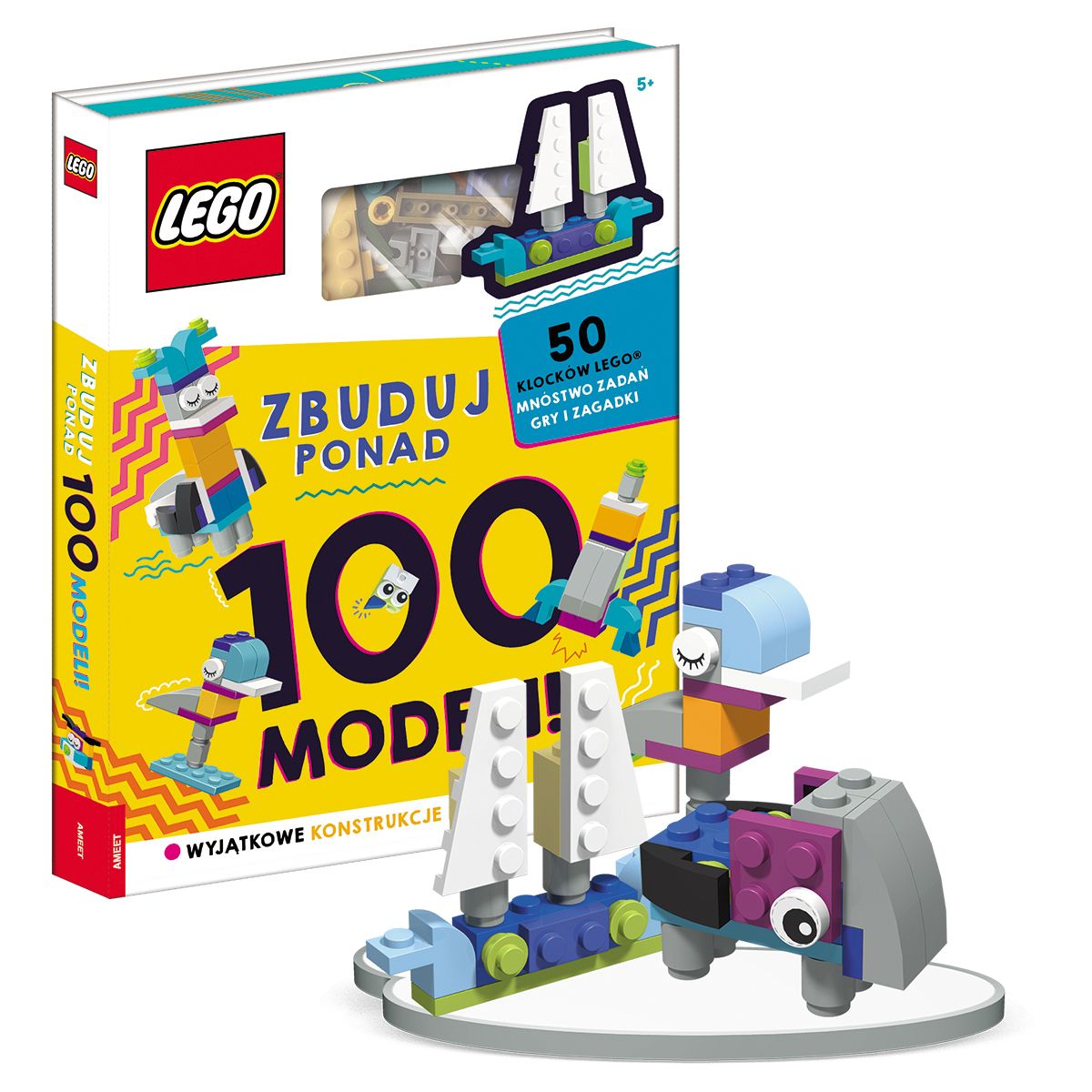 Książka dla dzieci Ameet LEGO® Iconic. Zbuduj ponad 100 modeli! (LQB6601)