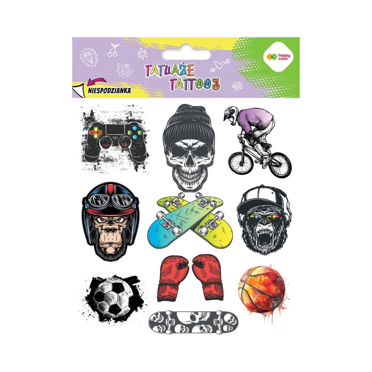 Tatuaż Happy Color zmywalny be cool (HA 4261 1520-UR03)