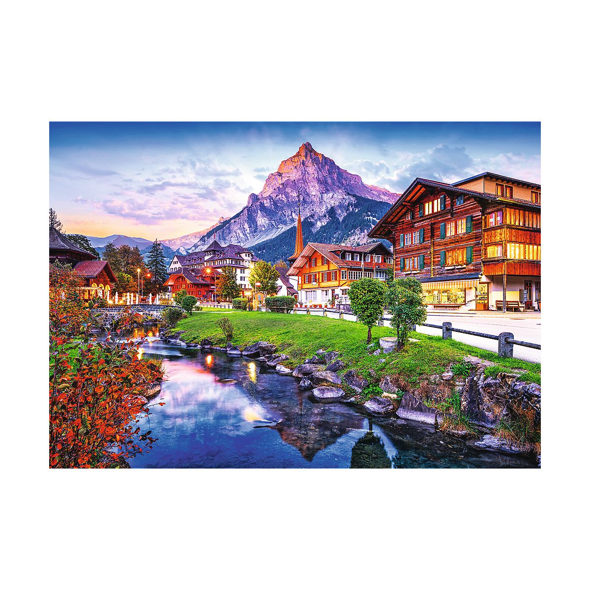 Puzzle Trefl Premium Plus Alpejskie miasteczko 1000 el. (10854)