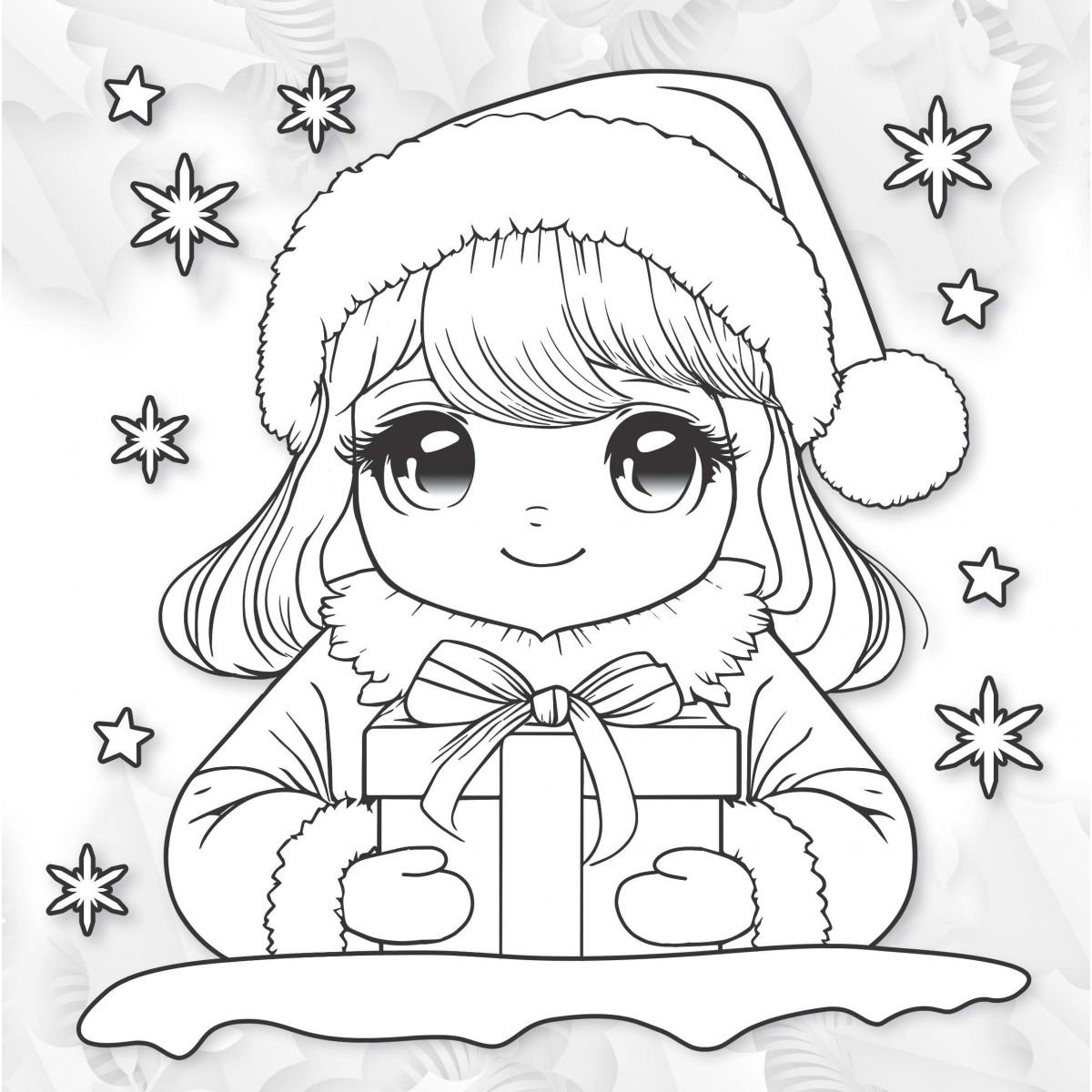 Kolorowanka Idą Święta 3D