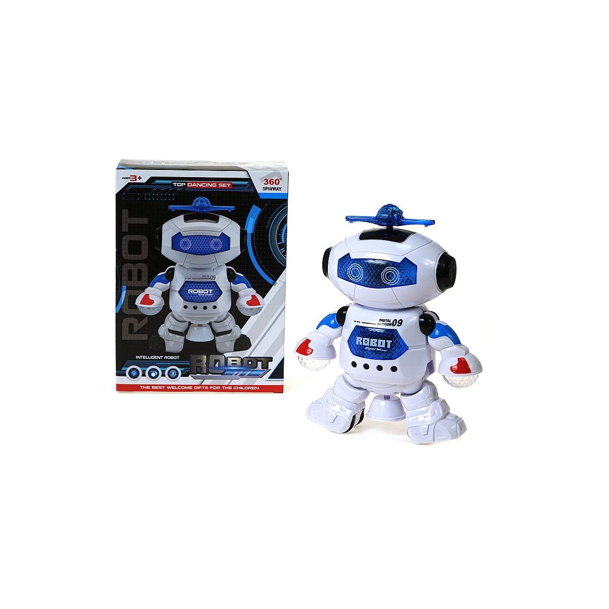 Robot na baterie, obracający się Adar (578791)