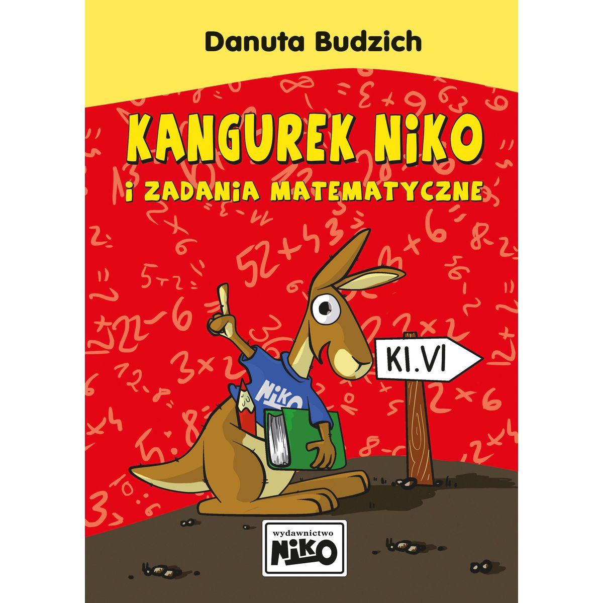 Książeczka edukacyjna Niko Kangurek Niko i zadania matematyczne dla klasy VI