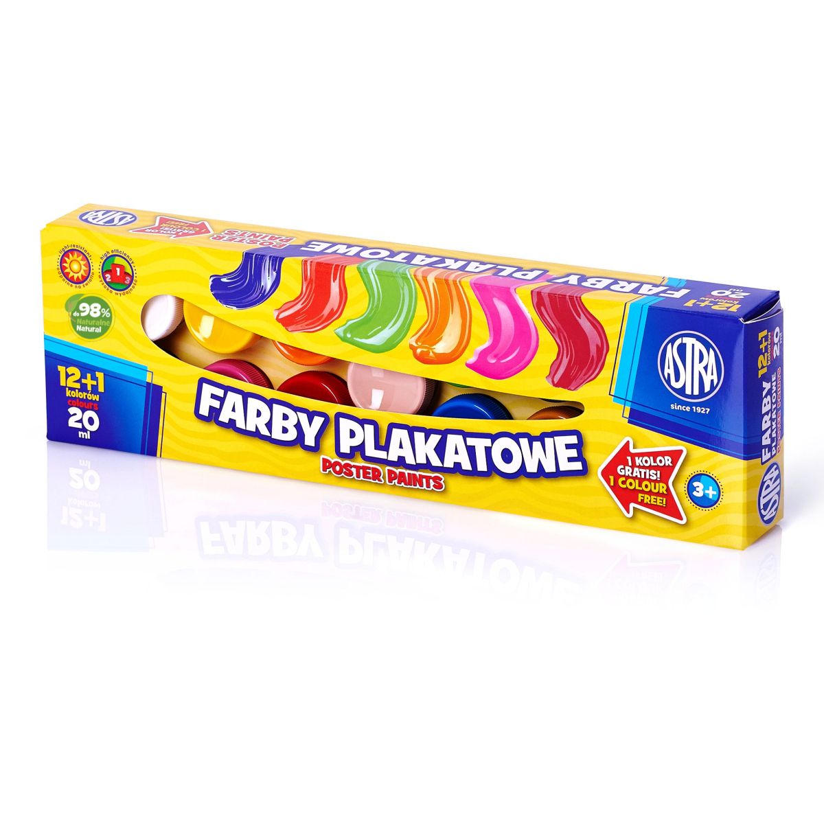 Farby plakatowe Astra kolor: mix 20ml 13 kolor. (301115005)