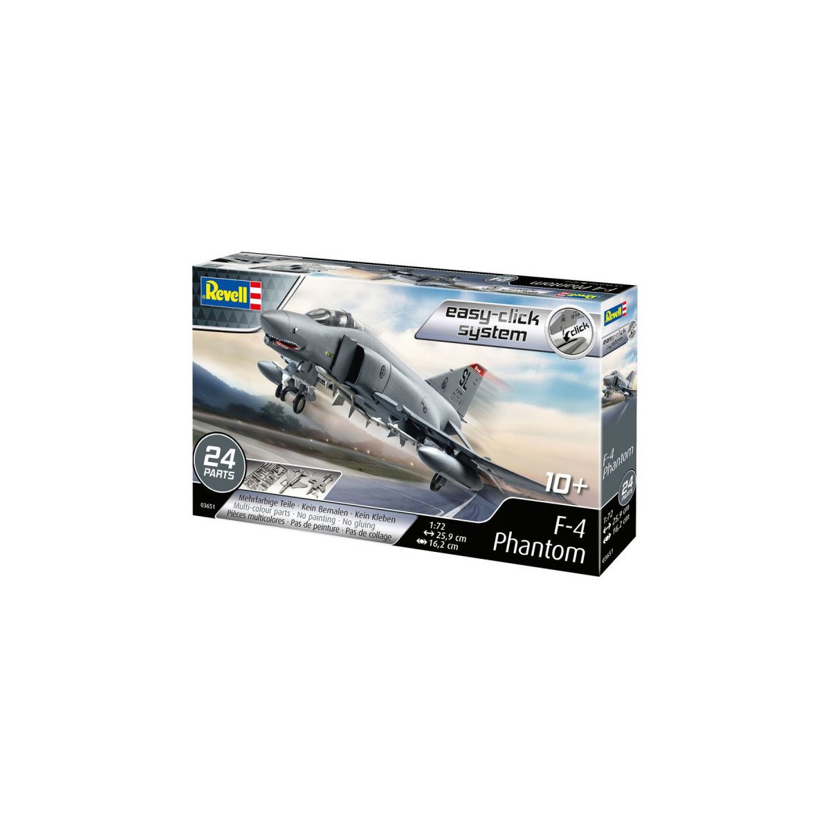 Model do sklejania Revell Samolot  Easy Click F-4E Phantom (03651)