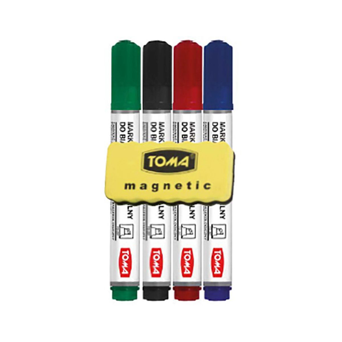 Marker suchościeralny mix 1,5mm okrągła końcówka Toma