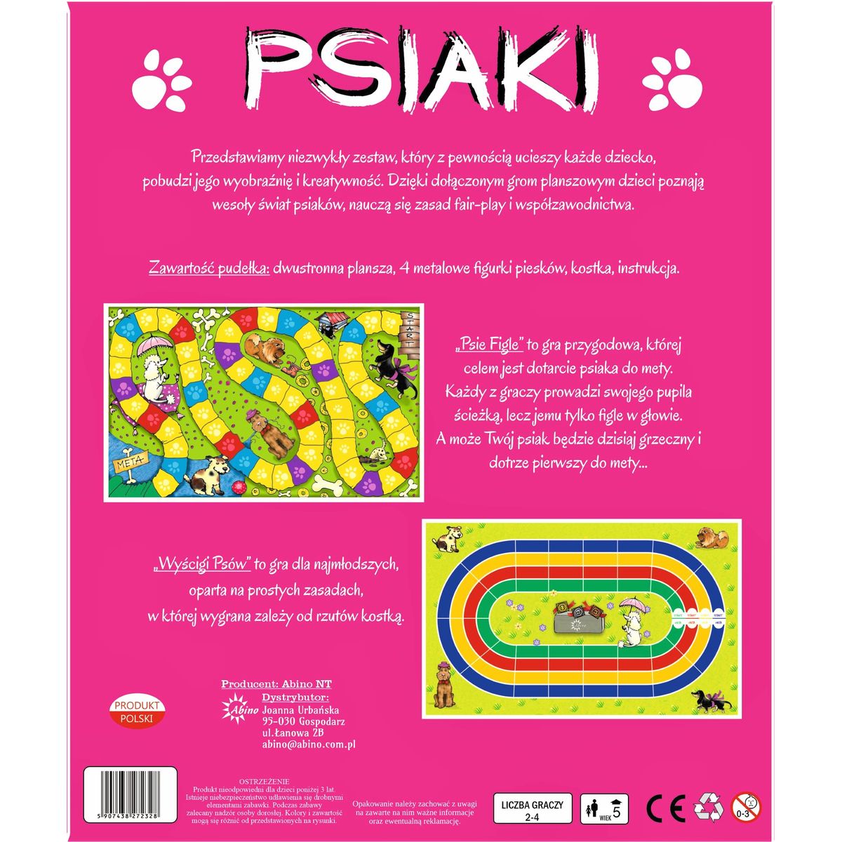 Gra planszowa Abino PSIE FIGLE
