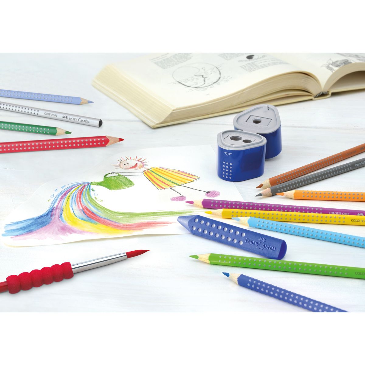 Kredki ołówkowe Faber Castell Grip 12 kol. (112412)
