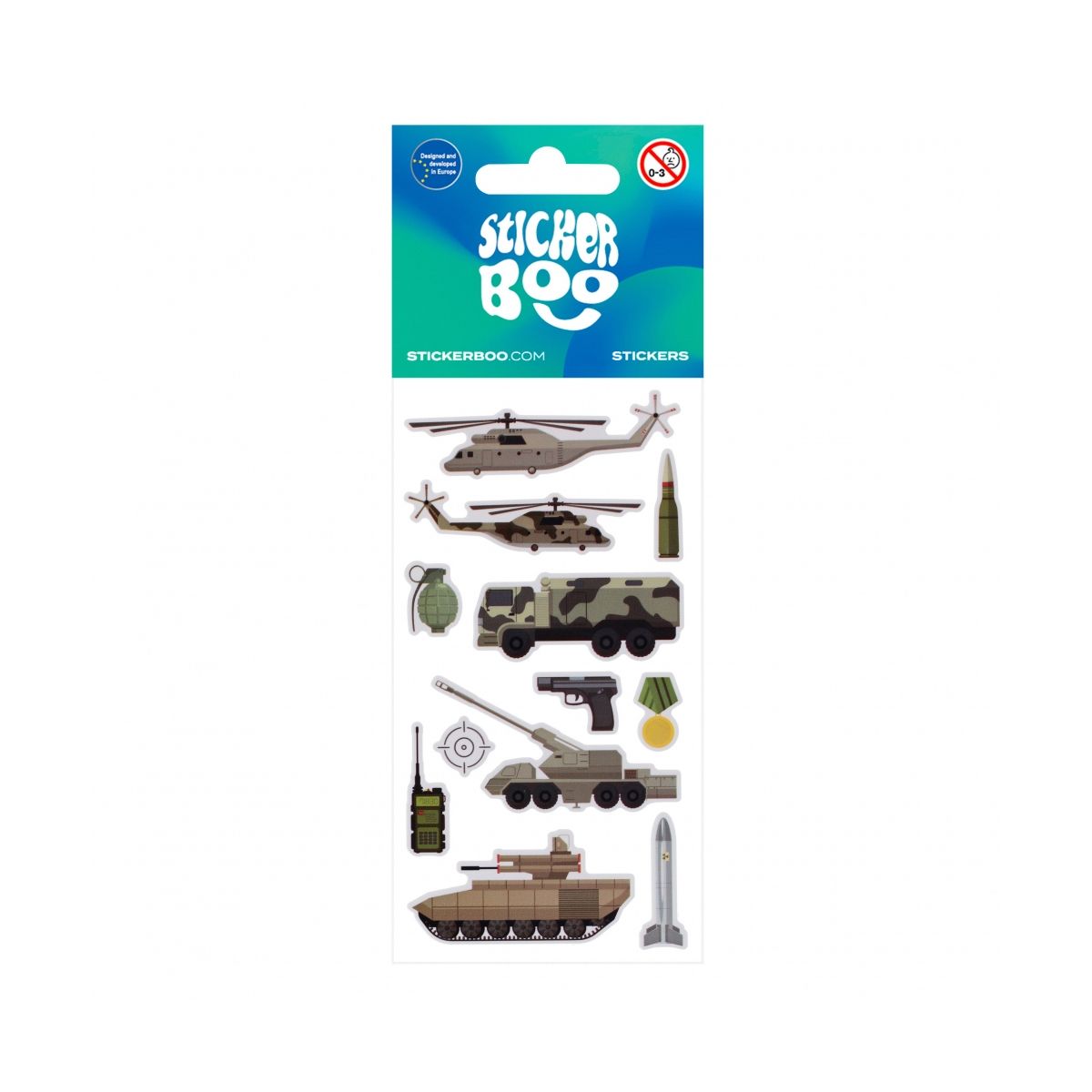 Naklejka (nalepka) Sticker Boo Military (534610)