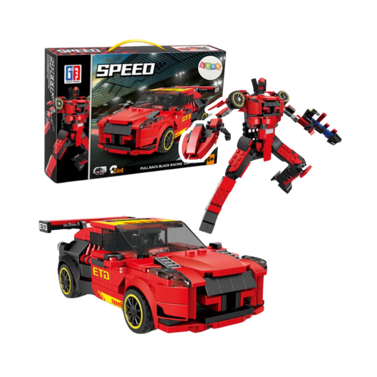 Klocki konstrukcyjne Lean auto robot 335el. (24571)