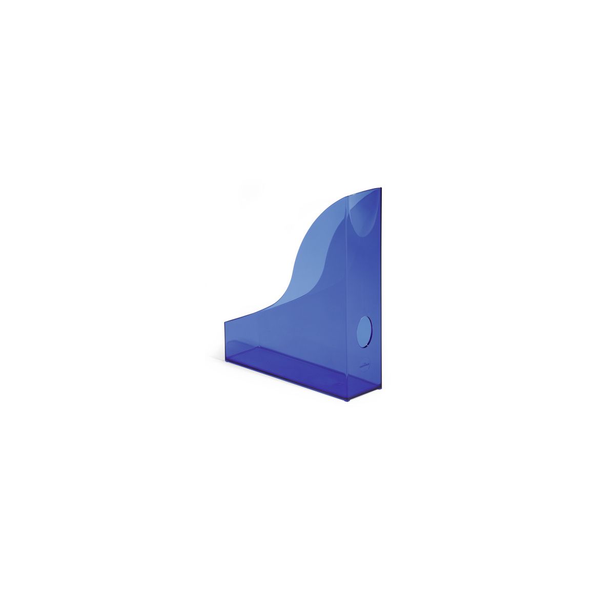 Pojemnik na dokumenty pionowy A4 niebieski przezroczysty plastik [mm:] 73x306x 241 Durable (1701712540)