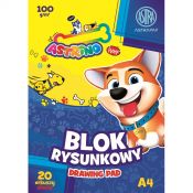 Blok rysunkowy Astra ASTRINO A4 biały 80g 20k (106021011)