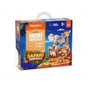 Klocki konstrukcyjne Marioinex Mini Waffle 100el Animals Safari (5903033907108)
