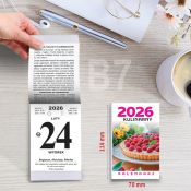 Kalendarz ścienny (401000) k:2915-377 ZDZIERAK KULINARNY B7 Press