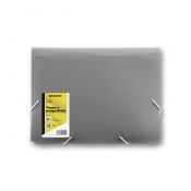 Teczka z szerokim grzbietem szara PP-104 A4 szary [mm:] 240x330 Tadeo (TT7946)