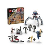 Klocki konstrukcyjne Lego Star Wars Zestaw bitewny z żołnierzem armii klonów™ i droidem bojowym™ (75372)