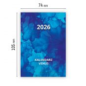 Kalendarz książkowy (terminarz) (308040) k:4071-670 mix A7 Press (TYGODNIOWY)