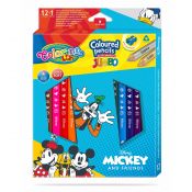 Kredki ołówkowe Patio Disney Mickey Jumbo 12 kol. (89861PTR)