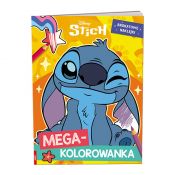 Książka dla dzieci Ameet Stich. Megakolorowanka. Brokatowe naklejki (KOLB 9101)