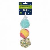 Gadżet Trik Roll piłki dla psa 3szt., 7cm (560666)
