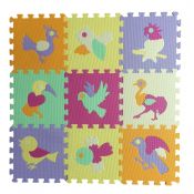 Mata dla malucha Lean Puzzle Mata piankowa ptaki 9 elementów (23027)