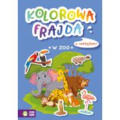 Książeczka edukacyjna Zielona Sowa Kolorowa frajda. W zoo