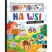 Książka dla dzieci Na wsi. Książeczka z magnesami