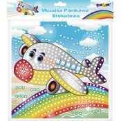 Mozaika Fun&Joy Glitter SAMOLOT (FJSR2202)