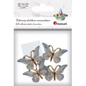 Dekoracja Craft-Fun Series Motyle plastikowe samoprzylepne Titanum (2324012-2)
