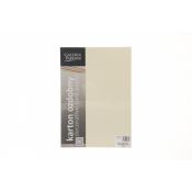 Papier ozdobny (wizytówkowy) Galeria Papieru ryps kremowy A4 kremowy 240g (201812)