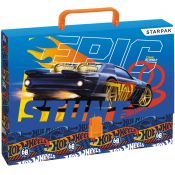 Teczka z szerokim grzbietem na klips Hot Wheels A4 mix [mm:] 310x230 Starpak (337293)