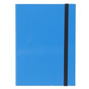 Teczka z szerokim grzbietem na gumkę box caribic A4 niebieski VauPe (341/19)