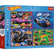 Puzzle Trefl Hot Wheels 4x250 el. (13312)