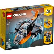 Klocki konstrukcyjne Lego Creator 3w1 Cyberdron (31111)