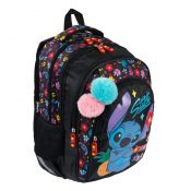 Plecak St.Majewski STITCH Black ALOHA 4 KOMORY (bpl-58)