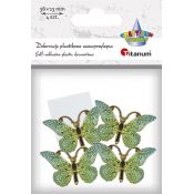 Dekoracja Craft-Fun Series Motyle plastikowe samoprzylepne Titanum (2324012-3)