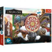 Puzzle Jak Wytresowac Smoka Smoki w akcji 100 el. Trefl (16524)