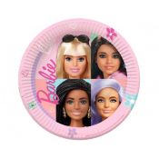 Talerz jednorazowy Godan Barbie Sweet Life śr. 230mm 8 szt (9915482-66)