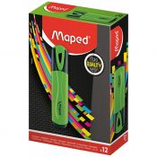 Zakreślacz Maped PEPS fluo zielony 1,0-5,0mm (734033)