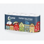 Papier toaletowy 8rol Luna City celuloza 2 warstwy