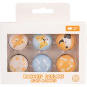 Magnes Happy Color CAT&DOG, różnokolorowy (HA 4921 01CD-WP6) 6 sztuk