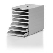 Pojemnik z szufladami IDEALBOX PLUS 7 szary 7 szuflad Durable (1712001050)