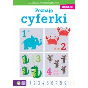 Książeczka edukacyjna Zielona Sowa Akademia przedszkolaka. Poznaję cyferki