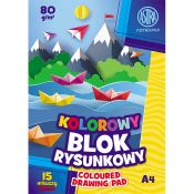 Blok rysunkowy Astra ASTRAPAP A4 mix 80g 15k (106021004)